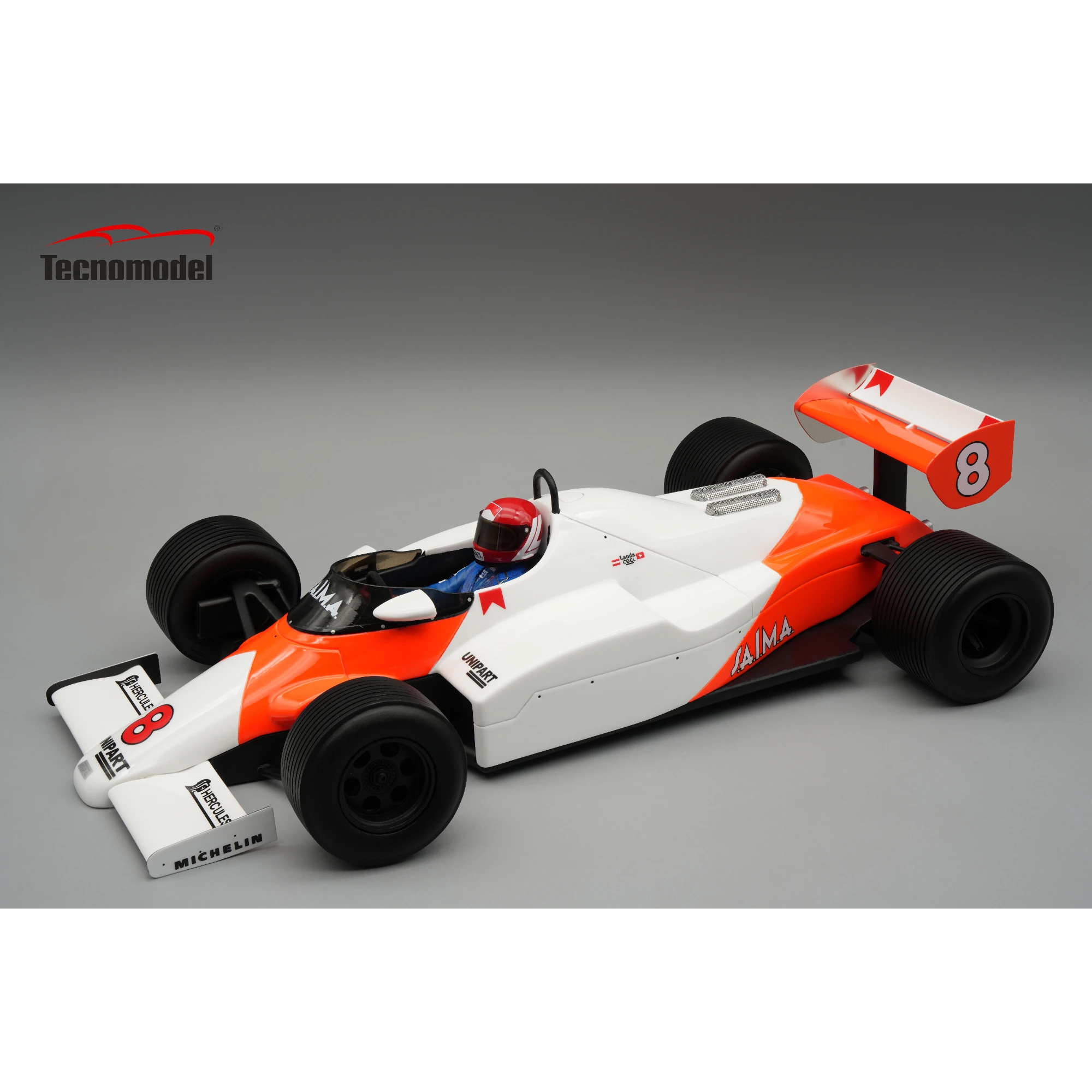 1:18 1983 Niki Lauda -- Monaco GP -- #8 Mclaren MP4/1C -- Tecnomodel F 1:18 1983 Niki Lauda -- Monaco GP -- #8 Mclaren MP4/1C -- Tecnomodel F