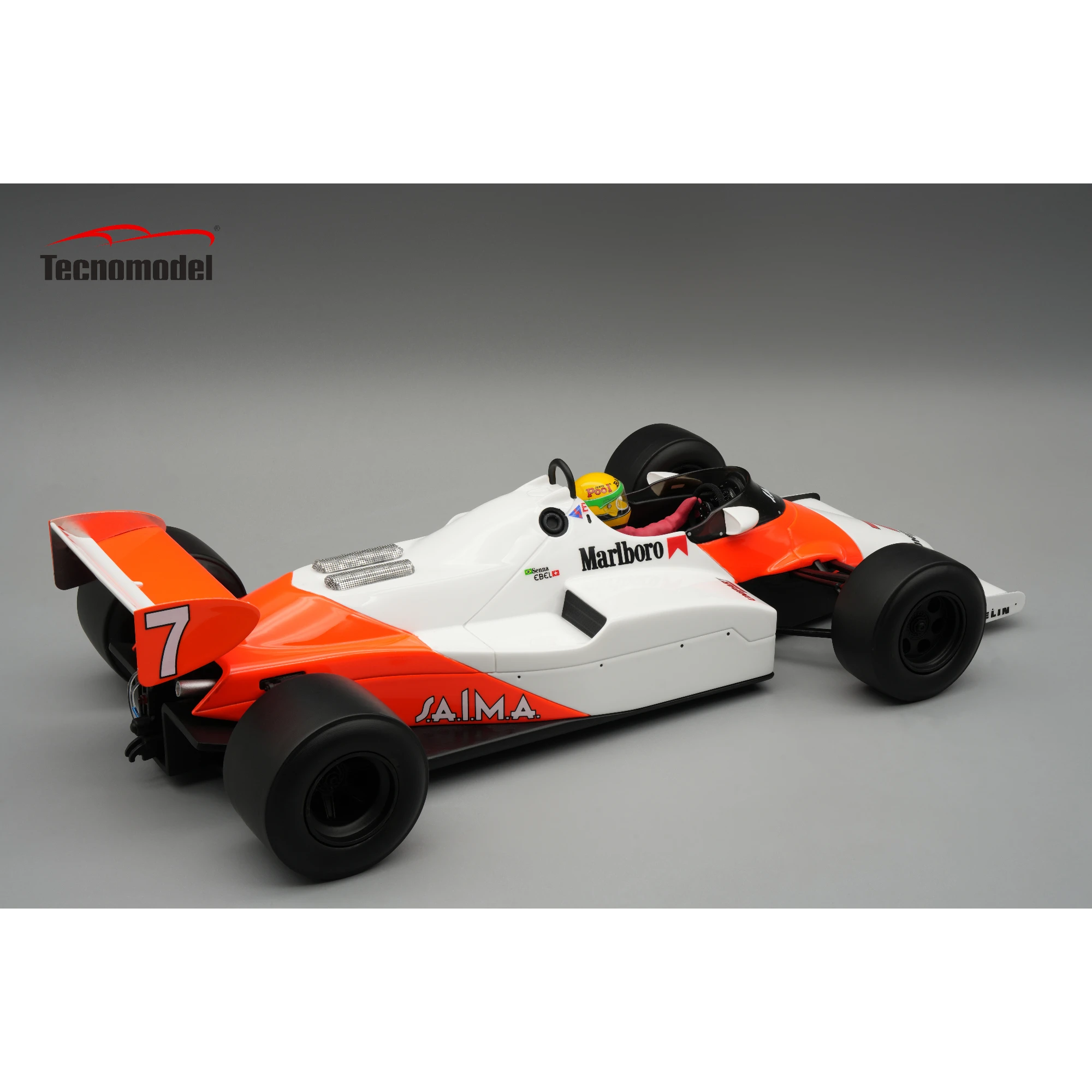 マクラーレン コスワース MP4/1C A.セナ シルバーストーン テスト 1:18