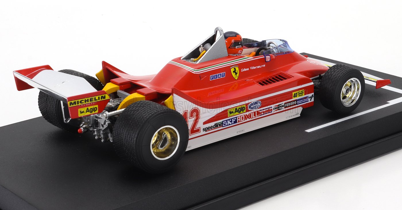 1:18 1979 Gilles Villeneuve -- USA GP Winner -- #12 Ferrari 312T4 -- B
