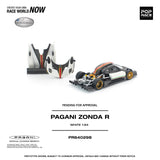 (Pre-Order) 1:64 Pagani Zonda R -- White -- Pop Race