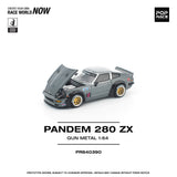 (Pre-Order) 1:64 Datsun 280ZX PANDEM -- Gun Metal Grey -- Pop Race
