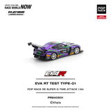 (Pre-Order) 1:64 Eva RT Test Type-01 Pop Race RE Super G Time Attack -- Purple -- Pop Race