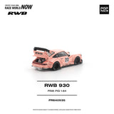 (Pre-Order) 1:64 RWB 930 (Porsche 911) -- "Pink Pig" #23 Pink -- Pop Race