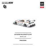 (Pre-Order) 1:64 Mazda RX7 (FD3S) LB-Super Silhouette -- #41 White -- Pop Race