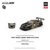 (Pre-Order) 1:64 Mercedes-AMG GT3 Evo -- Black Liberty Walk -- Pop Race