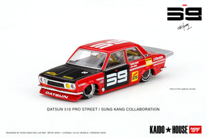 1:64 Datsun 510 Pro Street -- SK510 Red -- KaidoHouse x Mini GT