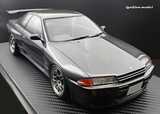 1:18 Initial D -- Nissan Skyline GT-R (BNR32) Gun Grey Metallic -- Ignition Model IG3545