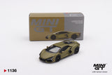 1:64 Lamborghini Revuelto -- Verde Gea Matte Green -- Mini GT MGT01136
