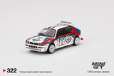 1:64 Lancia Delta HF Integrale -- Martini 1992 Rally 1000 Lakes Winner #3 -- Min