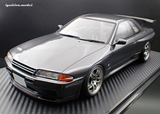 1:18 Initial D -- Nissan Skyline GT-R (BNR32) Gun Grey Metallic -- Ignition Model IG3545