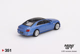1:64 Bentley Flying Spur -- Neptune Blue -- Mini GT
