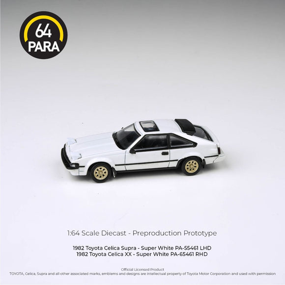 1:64 1984 Toyota Celica XX A60 -- Super White -- PARA64