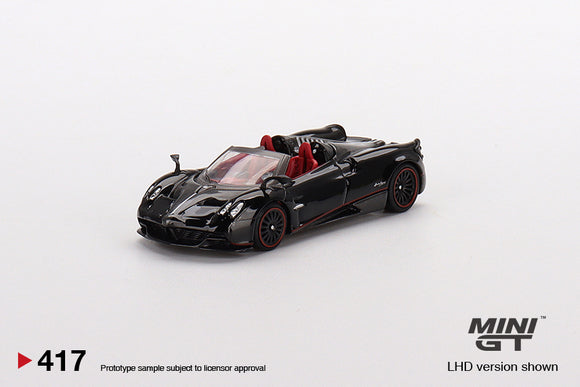 1:64 Pagani Huayra Roadster -- Black -- Mini GT
