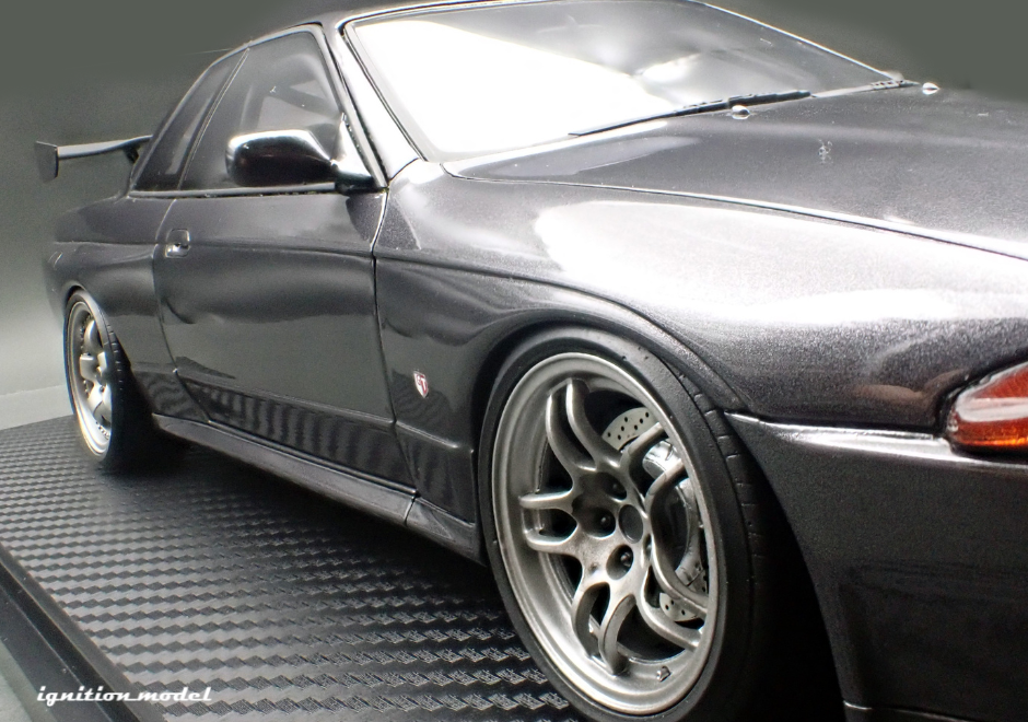 1:18 Initial D -- Nissan Skyline GT-R BNR32 Gun Grey Metallic -- Ignit