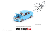 1:64 Datsun 510 Street -- Tanto V2 (Blue) -- KaidoHouse x Mini GT KHMG042
