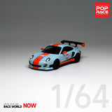 1:64 Porsche 997 Liberty Walk -- Gulf Oil Livery -- Pop Race