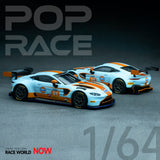 1:64 Aston Martin Vantage GT3 -- Gulf Oil Livery -- Pop Race