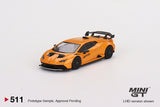 1:64 Lamborghini Huracán STO -- Arancio Borealis (Orange) -- Mini GT