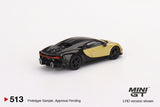 1:64 Bugatti Chiron Super Sport -- Gold/Black -- Mini GT