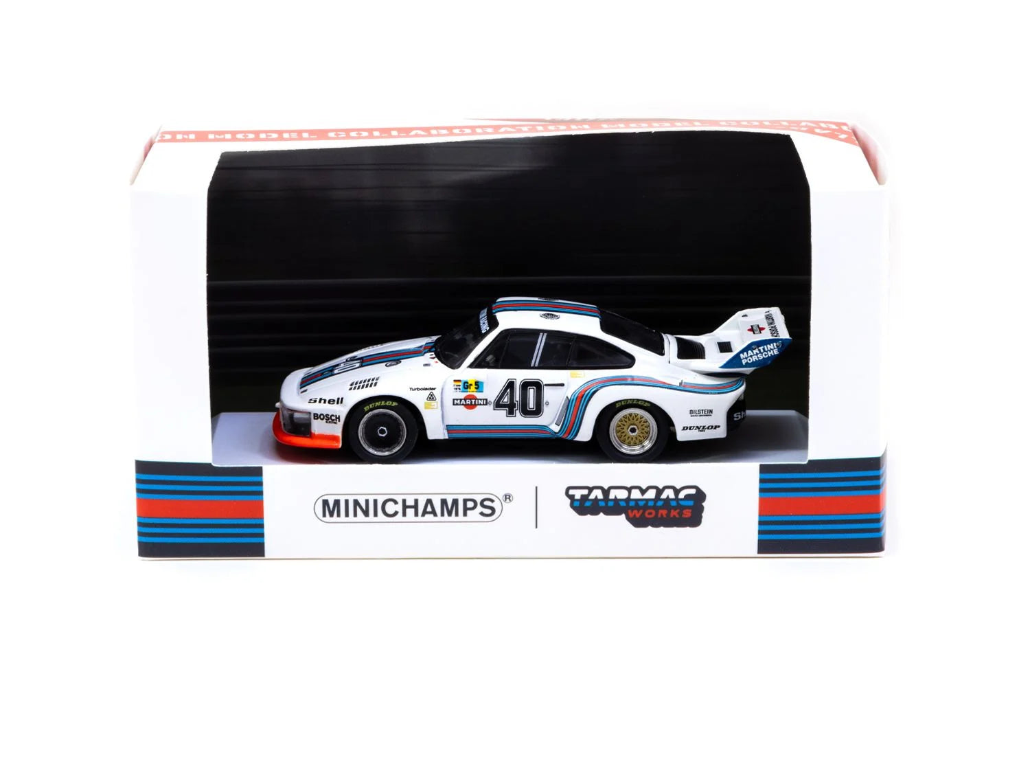 1:64 1976 Le Mans 24h -- #40 Martini Porsche 935/76 -- Tarmac Works x