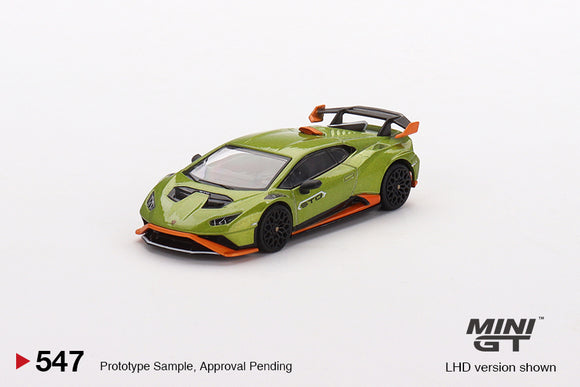 1:64 Lamborghini Huracán STO -- Verde Citrea (Citrus Green) -- Mini GT