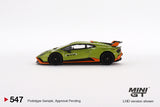 1:64 Lamborghini Huracán STO -- Verde Citrea (Citrus Green) -- Mini GT