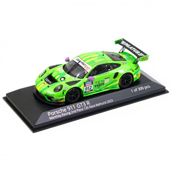 (Pre-Order) 1:43 2023 Bathurst 12 Hour 2nd Place -- #912 Porsche 911 GT3 R -- Minichamps