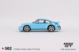 1:64 RUF CTR Anniversary -- Bayrisch Himmelblau (Blue) -- Mini GT Porsche