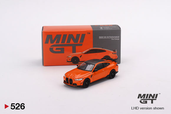 1:64 BMW M4 M-Performance (G82) -- Fire Orange -- Mini GT