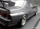 1:18 Initial D -- Nissan Skyline GT-R (BNR32) Gun Grey Metallic -- Ignition Model IG3545