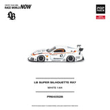 (Pre-Order) 1:64 Mazda RX7 (FD3S) LB-Super Silhouette -- #41 White -- Pop Race