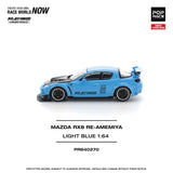 (Pre-Order) 1:64 Mazda RX-8 RE-AMEMIYA -- Light Blue -- Pop Race