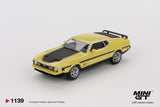 1:64 Ford Mustang Mach 1 -- Grabber Yellow -- Mini GT MGT01139