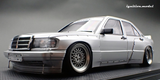 1:18 Mercedes-Benz W201 190E PANDEM -- Silver -- Ignition Model IG3768