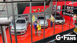 1:64 Nissan NISMO Dealership Diorama Display with LEDs -- G-Fans 710036