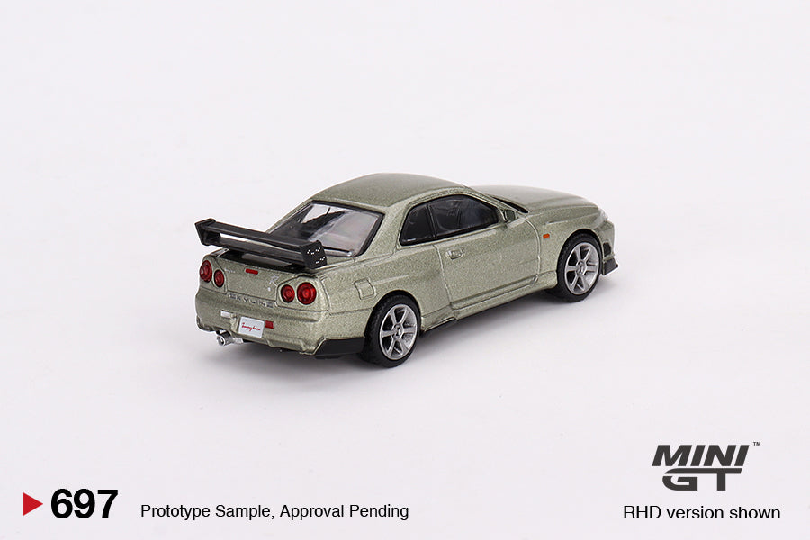 1:64 Nissan Skyline GT-R (R34) Tommykaira R-Z -- Millenium Jade -- Min