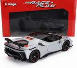 1:18 Ferrari SF90XX Stradale -- Bianco Artico White/Orange -- Bburago