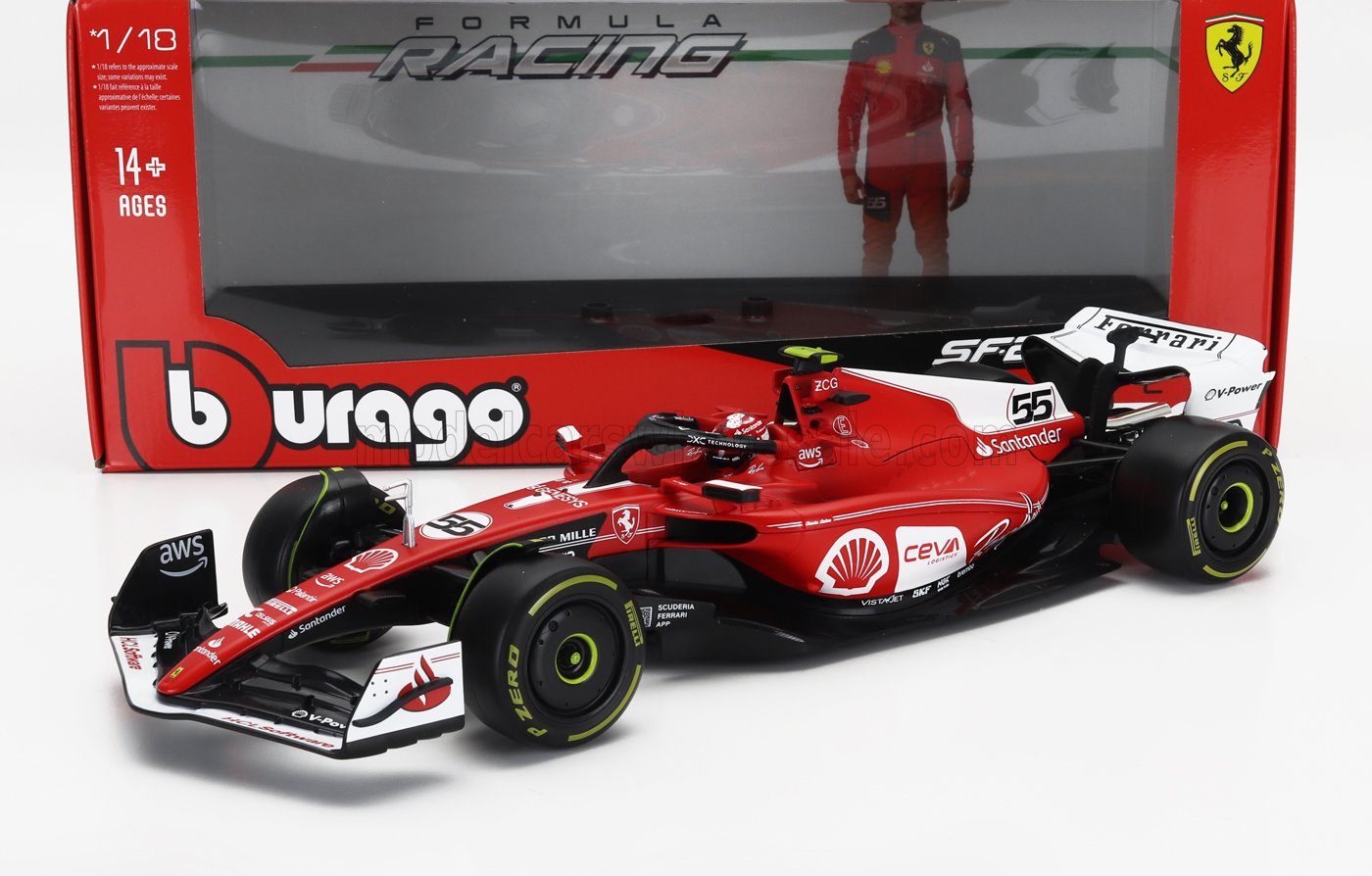 BBR 1/18 - FERRARI SF-23 - LAS VEGAS GP 2023 (C. SAINZ BBR 1/18 - FERRARI SF-23 - LAS VEGAS GP 2023 (C. SAINZ