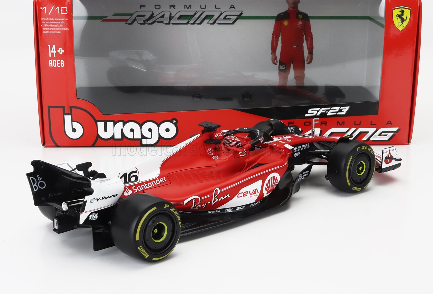 1:18 2023 Charles LeClerc -- #16 Las Vegas GP -- Ferrari SF-23 -- Bbur