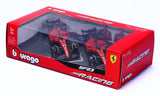 (Pre-Order) 1:43 2023 Ferrari F1 Team 2-Pack Set -- Charles LeClerc/Carlos Sainz -- Bburago F1