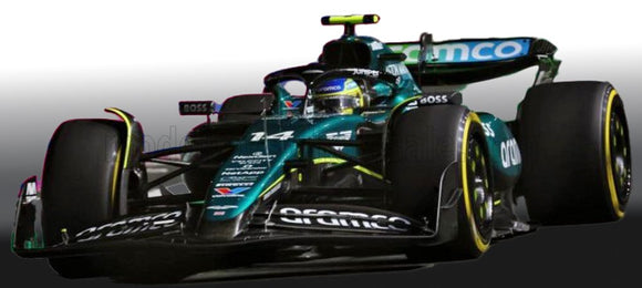 (Pre-Order) 1:43 2024 Fernando Alonso -- Saudi Arabia GP -- #14 Aston Martin AMR24 -- Spark F1