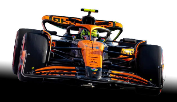 (Pre-Order) 1:43 2024 Lando Norris -- Bahrain GP -- #4 McLaren MCL38 -- Spark F1