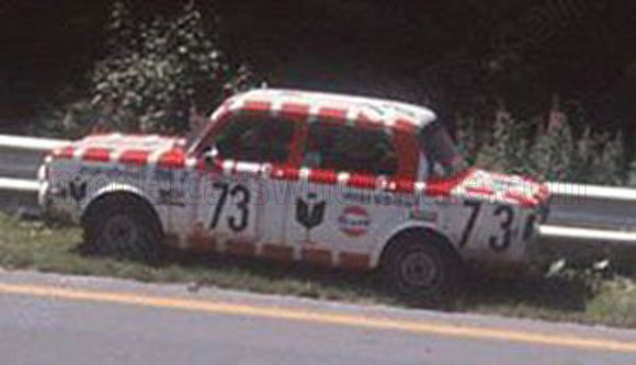 (Pre-Order) 1:43 1974 Spa 24h -- #73 Simca 1000 Rallye 2 -- Spark 100 Years of Spa 24h