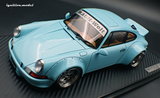 (Pre-Order) 1:18 RWB Backdate (Porsche 911) -- Light Blue -- Ignition Model IG3878