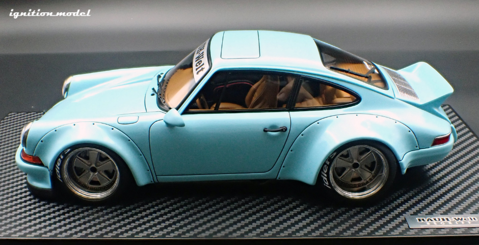 1:18 RWB Backdate (Porsche 911) -- Light Blue -- Ignition Model IG3878