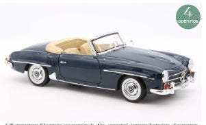 (Pre-Order) 1:18 Mercedes-Benz SL-Class 190SL Spider 1957 -- Middle Blue -- Norev