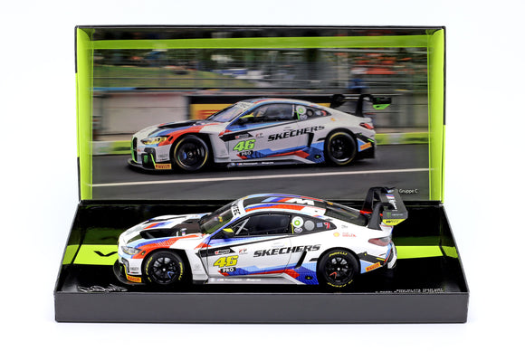 (Pre-Order) 1:18 2024 Bathurst 12 Hour -- #46 Valentino Rossi BMW M4 GT3 -- Minichamps