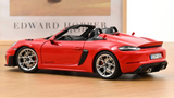 1:18 Porsche 718 Spider RS 2023 -- Guards Red -- Norev
