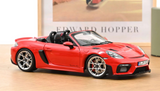 1:18 Porsche 718 Spider RS 2023 -- Guards Red -- Norev