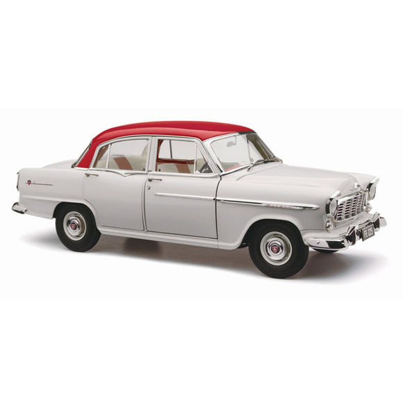 (Pre-Order) 1:18 Holden FE Special -- Gypsy Red over Castle Grey -- Classic Carlectables